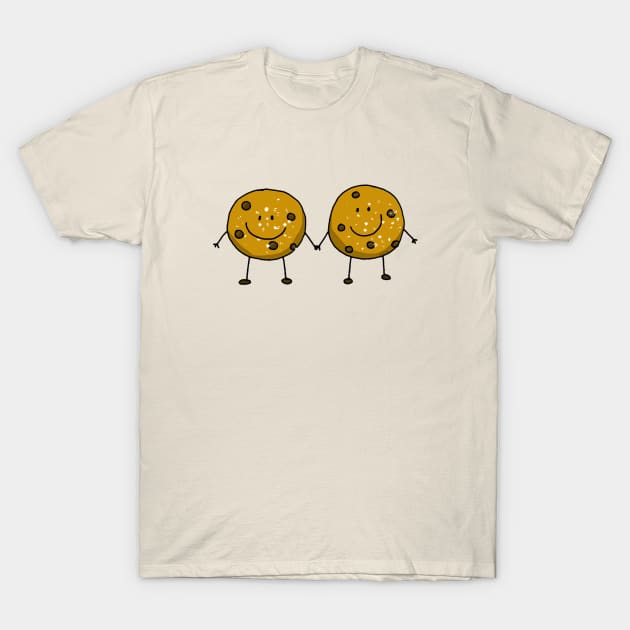 cute chocolate chip cookie T-Shirt by cartoonygifts